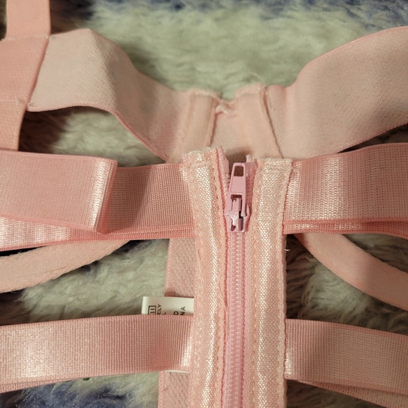 Rhinstone Cut Out Lingerie - Picture 4 of 7